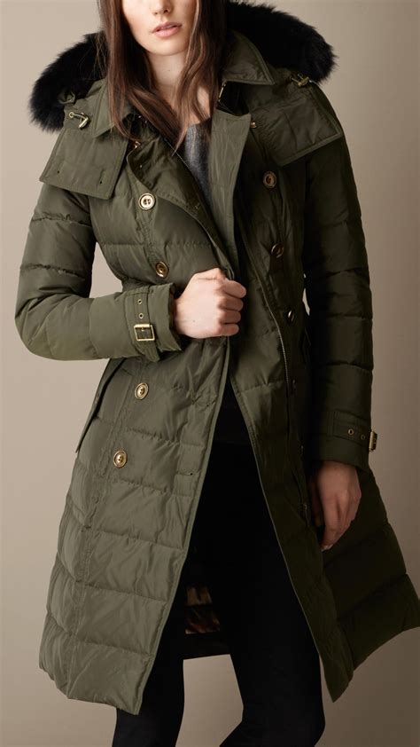 burberry winter jacket womens